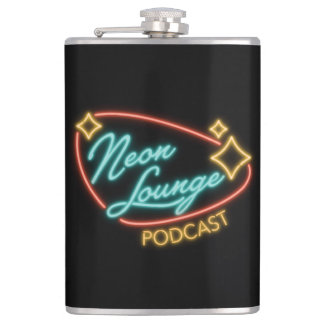Neon Lounge Logotyp Flask Fickplunta