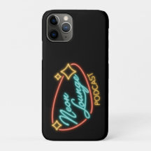 Neon Lounge Logotyp Telefonfodral