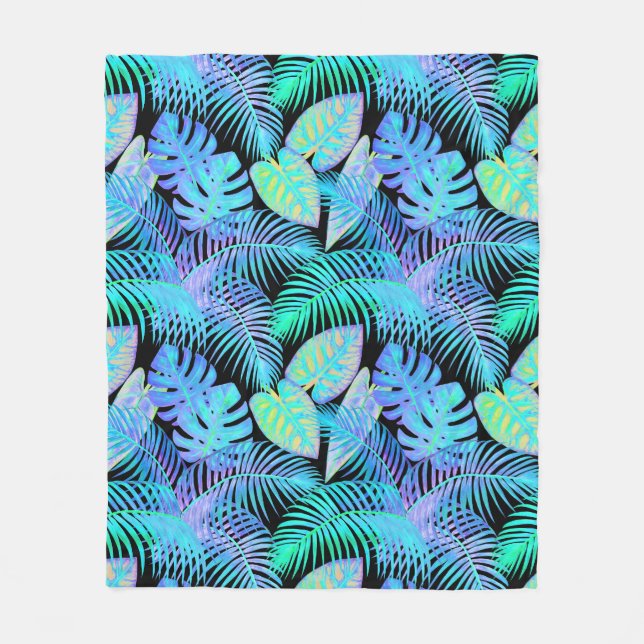 Neon Lövs Tropical Fleecefilt (Framsidan)