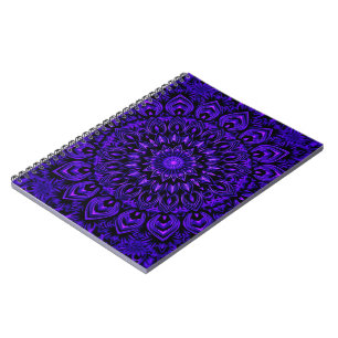 Neon Mandala: Radiant Symmetry Anteckningsbok