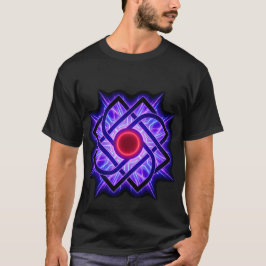 Neon Mandala T-Shirt – Lila Glöd