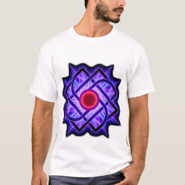 Neon Mandala T-Shirt – Lila Glöd