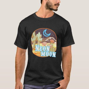 Neon Måne Retro Western 80-tal, 90-tal Land Tee