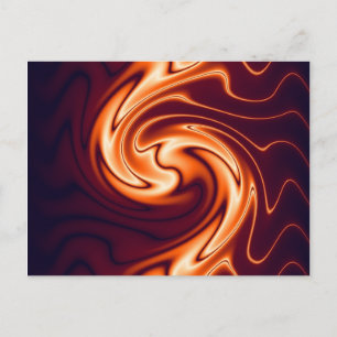 Neon Marbling-vykort Vykort