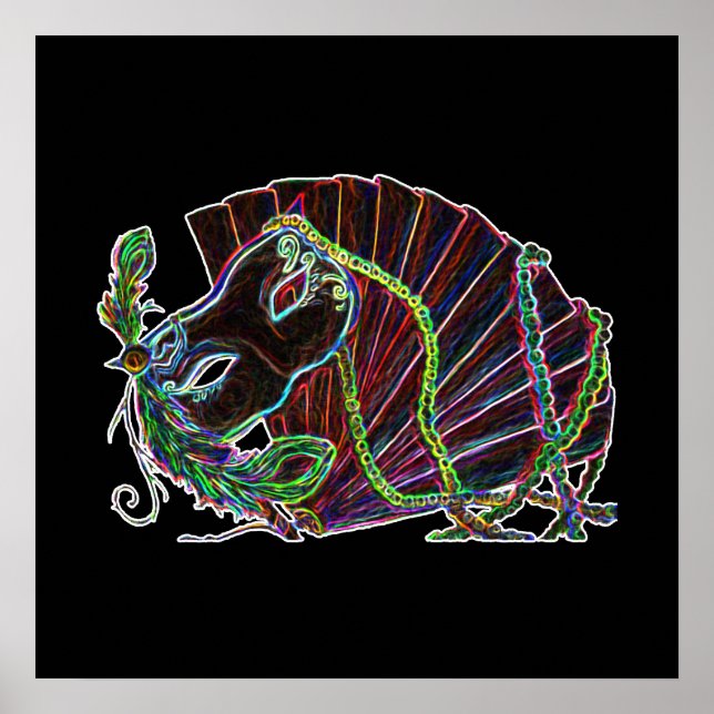 Neon MasqueraPoster Poster (Framsidan)