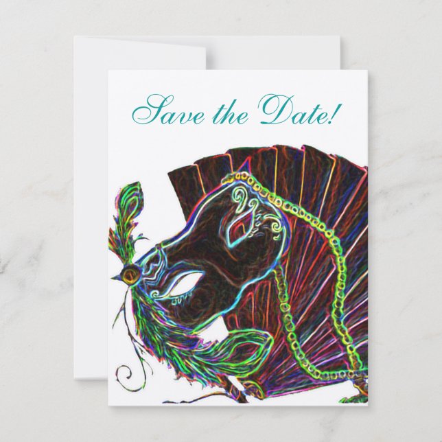 Neon MasqueraSpara datum Spara Datumet (Framsida)