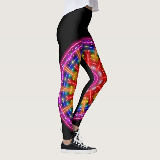 Neon Medallion Leggings (Höger)