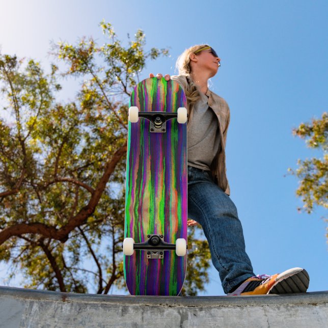 Neon Melted Rand Skateboard (Utomhus 1)