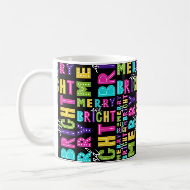 Neon Merry och Bright Kaffemugg (Vänster)