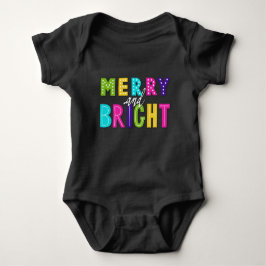 Neon Merry och Bright Tee Shirt