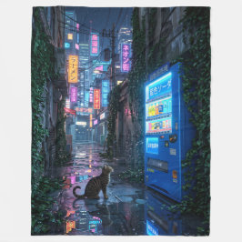 Neon Midnatt Soda Maskin Fleecefilt
