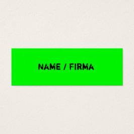 Neon - mini Visitenkarten Litet Visitkort