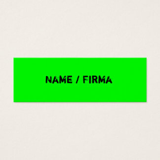 Neon - mini Visitenkarten Litet Visitkort