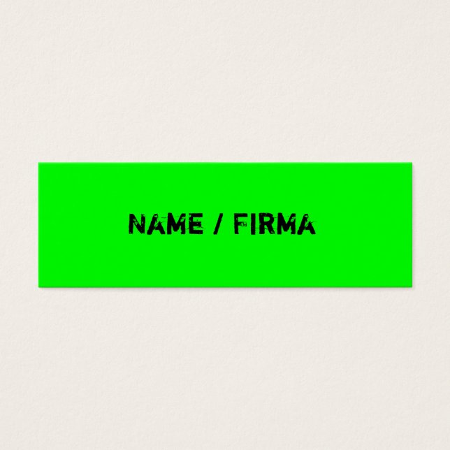 Neon - mini Visitenkarten Litet Visitkort (Framsidan)