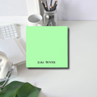 Neon Mint-Professionell - minimalistiskt svart skr