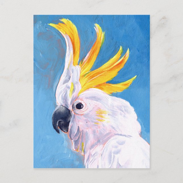 Neon Mohawk - Cockatoo Vykort (Framsida)