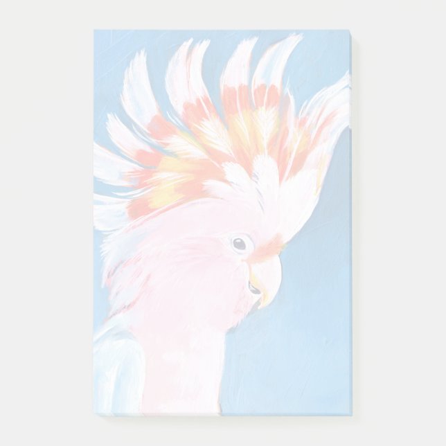 Neon Mohawk - Rosa Cockatoo Post-it Block (Framsida)