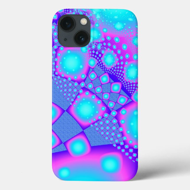 Neon Molecules Psychedelic Fractal (Baksida)