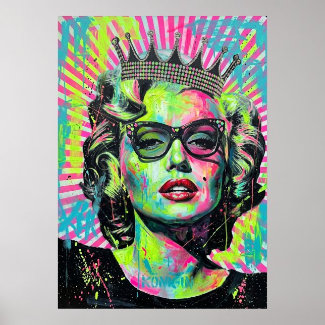 Neon Monroe Poster (Framsidan)
