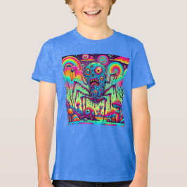 Neon Monster Galenhet Trippy Alien T Shirt