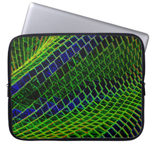 Neon mönster laptop fodral