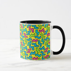 Neon Mönster Mugg