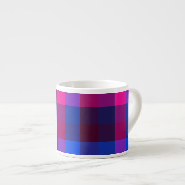 Neon mosaik fusion  espressomugg (Framsida höger)
