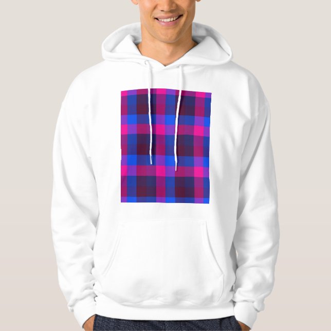 Neon mosaik fusion  hoodie (Framsida)