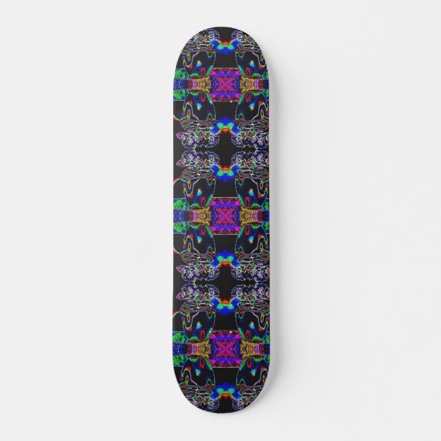 Neon Moth Mini Skateboard Bräda 18,5 Cm (Framsida)