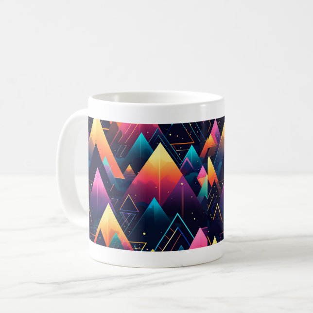 Neon Mountain Mugg (Framsida vänster)