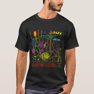 Neon Music T Shirt