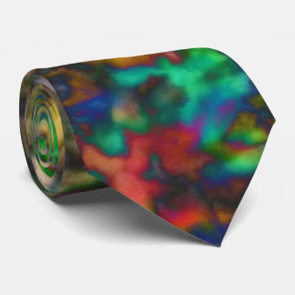 Neon Neck Tie- Regnbågssyra Lös upp design Slips