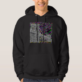Neon New York överbryggar hoodien Hoodie