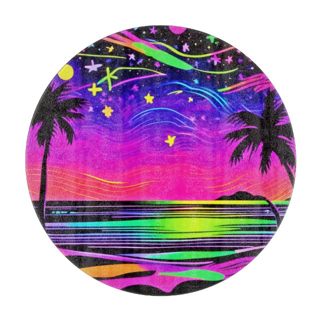 Neon Night Beachscape (Framsidan)