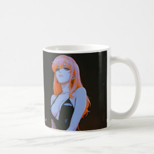 Neon Night Diva — Anime Tjej & Gatubil Mugg