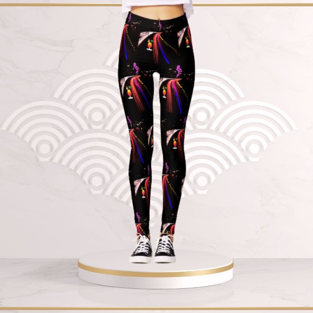 Neon Nightlife Glow Leggings (Skapare uppladdad)