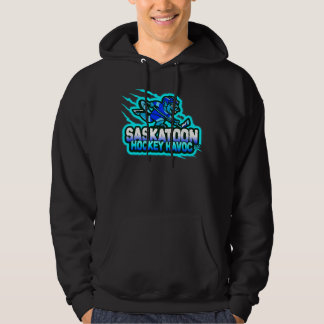 Neon Nights Hockey Havoc i Saskatoon Hoodie
