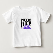 NEON NILE Streetwear Wave Logotyp Baby T-Shirt