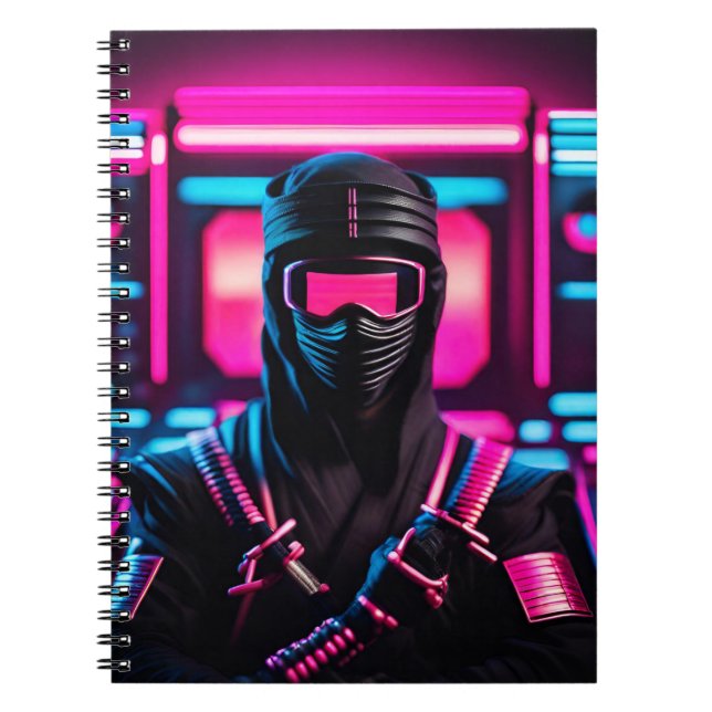neon ninja anteckningsbok (Framsidan)