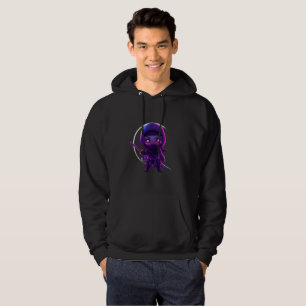Neon Ninja - Cute Cyberpunk Stil Character Hoodie