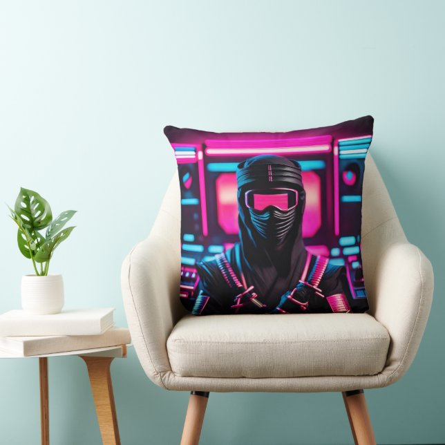 neon ninja kudde (Stol)