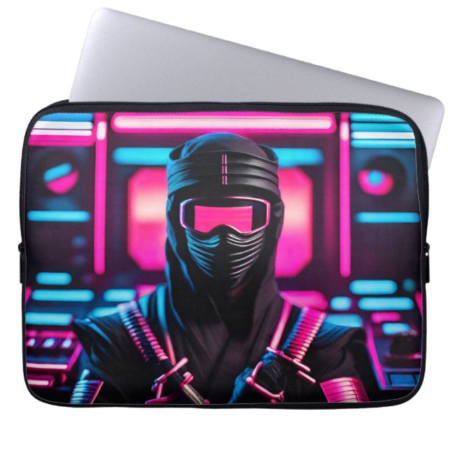 neon ninja laptop fodral (Framsidan)