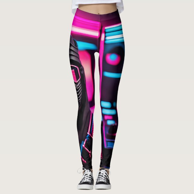 neon ninja leggings (Framsida)