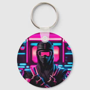 neon ninja nyckelring