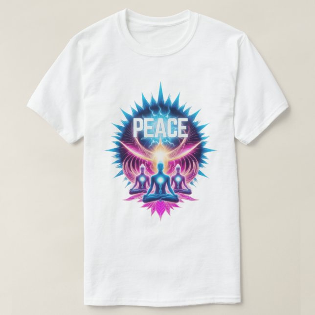 Neon Nirvana - Hitta fred T Shirt (Design framsida)