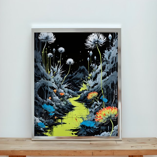 Neon Nocturne Fototryck (Skapare uppladdad)