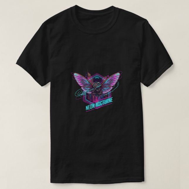 Neon Nocturne T Shirt (Design framsida)