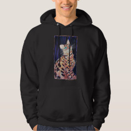 Neon Noir Bengal Katt Hoodie
