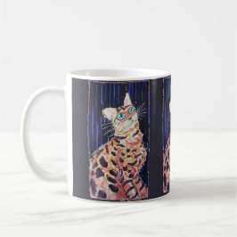 Neon Noir Bengal Katt Kaffemugg