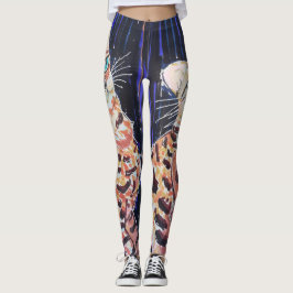 Neon Noir Bengal Katt Leggings